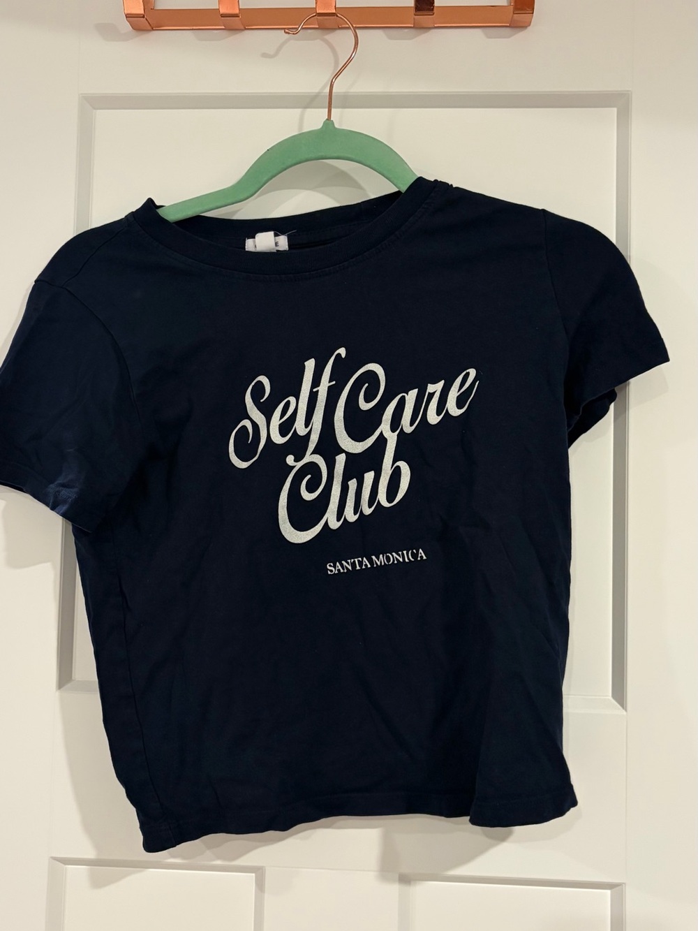 Garage Self Care Club Santa Monica Baby Tee 💙